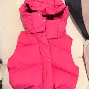 Lululemon Athletica Pink Puffer Vest